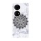 Husa compatibila cu Huawei P50 model Marble Mandala, Silicon, TPU, Viceversa