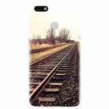 Husa silicon pentru Huawei P9 Lite mini, Railroad