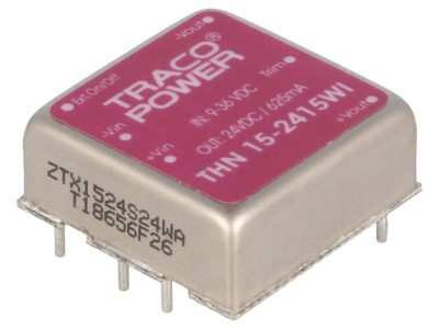 Convertor DC/DC 15W, 9-36V la 24V foto