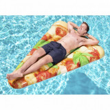 Bestway Sezlong plutitor Pizza Party, 188 x 130 cm GartenMobel Dekor, vidaXL