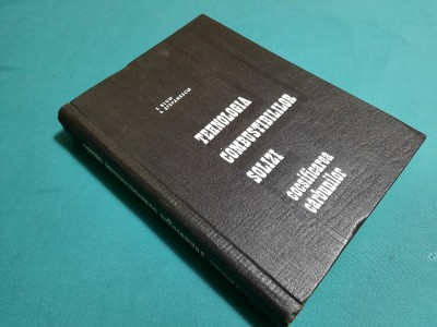 TEHNOLOGIA COMBUSTIBILILOR SOLIZI * COCSIFICAREA CĂRBUNILOR/ I. BLUM/ 1970 *5 foto