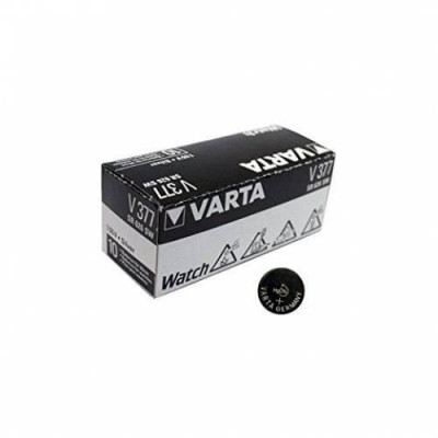 Set 10 Baterie de ceas Varta V377 SR626SW AG4 Silver Oxide 1.55V foto