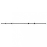 Cumpara ieftin Set usi glisante pentru dulap 244 cm otel carbon