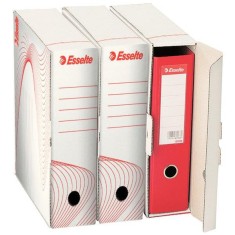 Cutie arhivare bibliorafturi carton ondulat Esselte Standard 97 mm