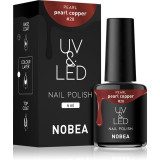 Cumpara ieftin NOBEA UV &amp; LED Nail Polish unghii cu gel folosind UV / lampă cu LED glossy culoare Pearl copper #28 6 ml