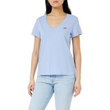 Tricou cu maneca scurta pentru femei Levi s, decolteu in V, albastru, S - OUTLET