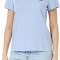 Tricou cu maneca scurta pentru femei Levi s, decolteu in V, albastru, S - OUTLET