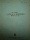 ISTORIA STATULUI SI DREPTULUI ROMANESC de EMIL CERNEA SI EMIL MOLCUT, BUC. 1991