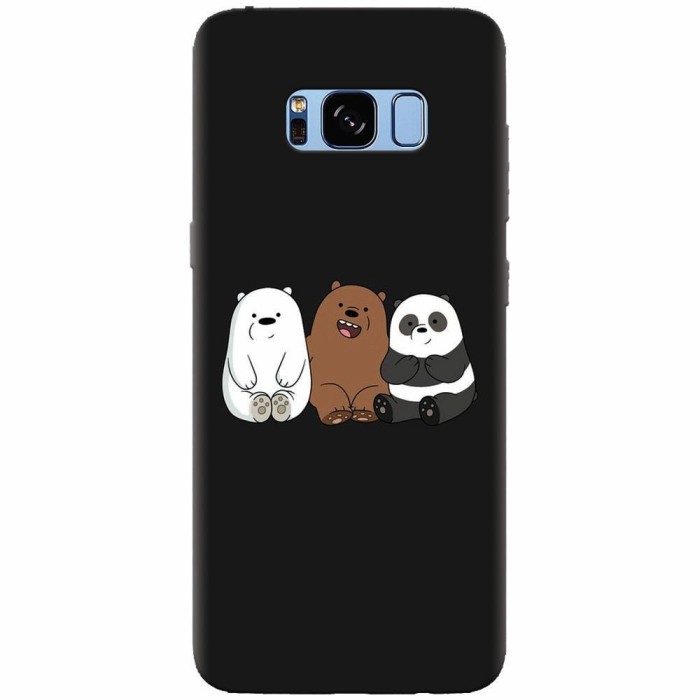 Husa silicon pentru Samsung S8 Plus, Bears