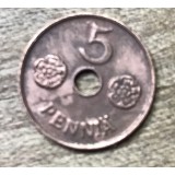 MNDSTR053 Finlanda 5 Pennia 1942