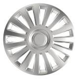 Kolpak auto Versaco Luxury argintiu 15 inch pentru jante din otel, din ABS, montaj usor, 1 bucata, protectie impotriva murdariei si uzurii