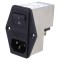 Conector alimentare AC C14 ecranat 2A