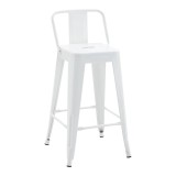 Cumpara ieftin Scaun de bar Utopia, Pako World, Alb, 42x42x86 cm