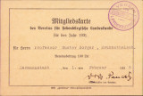 HST A1881 Carte membru Vereins f&uuml;r siebenb&uuml;rgische Landeskunde Sibiu 1936