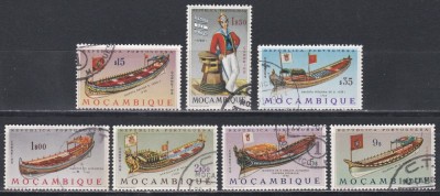 Mozambic 1964 - Marina portugheză, secolele al XVIII-lea și al XIX-lea, Stampilat foto