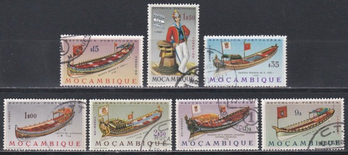Mozambic 1964 - Marina portugheză, secolele al XVIII-lea și al XIX-lea, Stampilat