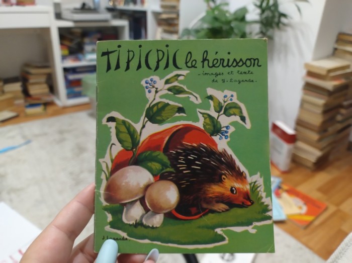 Tipicpic le herisson. Ilustrații și text J. Lagarde. Carte vintage de copii 1967