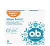 o.b. ProComfort Super, 8 buc, Tampoane cu Tehnologie Dynamic Fit &amp; Invelis SilkTouch, Protectie si Confort