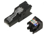 Mufă RJ45 Cat 6a 8p8c 26-22AWG