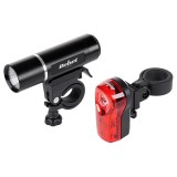 Set lumini bicicleta fata-spate Rebel LED, rezistente la apa, 80/20 lm