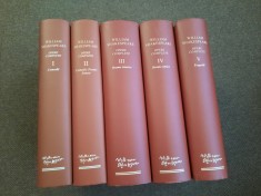Shakespeare &ndash; Opere complete 1, 2, 3, 4, 5 (ed. de lux, Academia Romana, 5 vol.)