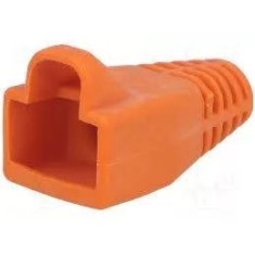 Capac mufa RJ45 protectie portocaliu Well