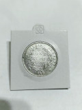 Monedă argint India., Europa