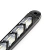 Set 2 Lumini LED DRL Auto, Semnalizare Secventiala, 32cm, Banda Flexibila, 12V, Alb-Rece/Galben, Universal