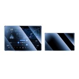 Set 2 folii de sticla securizata, flippy, compatibila cu tesla model 3 / tesla model y, ecran frontal si spate, anti blue-ray, 4k ultra hd, anti-ampre