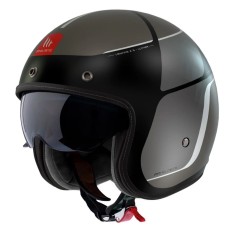 Casca open face motociclete MT Le Mans 2 S SV Luther B12 gri mat (ochelari soare integrati) - omologare noua ECE 22.06 - Gri mat, L (59/60cm)