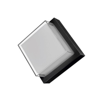 Aplica LED de exterior, 160x160mm, 12W=75W, 3000K, lumina calda, 1080Lm, IP65 foto