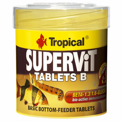 SUPERVIT tablete B, Tropical Fish,50ml, 250ml, 150g AnimaPet MegaFood foto