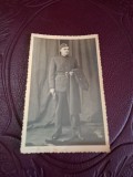 Fotografie veche, militar spaniol - alb negru