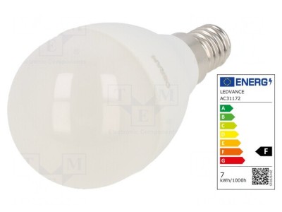Lampă LED E14 7.5W 4000K Alb Neutru foto