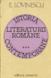 Istoria literaturii romane contemporane, Volumul al III-lea