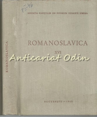 Romanoslavica XVI - Acad. Emil Petrovici foto