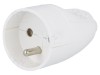 Conector Alimentare AC Mamă 2P+PE 250V 16A Alb