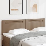 VidaXL Tăblie de pat cu design simplu Cappuccino 180 cm din piele ecologică