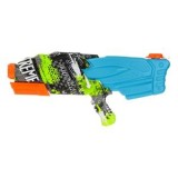 Pistol de apă din plastic cu model graffiti, 49 cm, bleu, CMCLASS