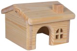 Casuta Lemn Hamster, 15x11x15 cm