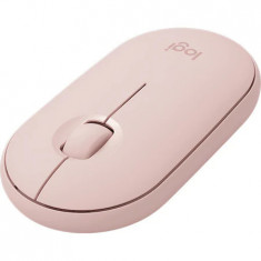 Mouse wireless Logitech Pebble M350, Roz foto
