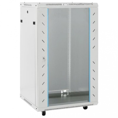vidaXL Dulap de server, 18U, 19&amp;quot; IP20, gri, 60x60x100 cm foto