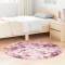 Gossi covor shaggy roz praf 120x120 cm poliester