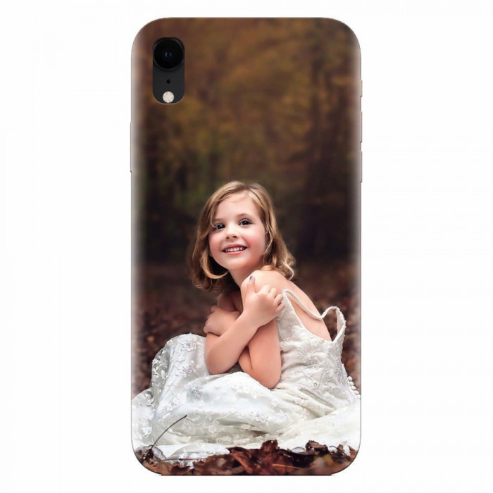 Husa silicon pentru Apple Iphone XR, Girl In Wedding Dress Atest Autumn