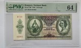 10 Pengo Hungary 1936 PMG 64