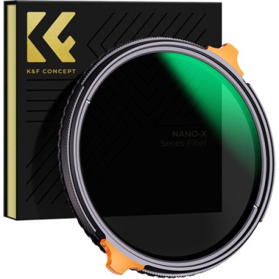 Filtru 2 in 1 K&amp;amp;F Concept Nano X Variable ND4-ND64 and CPL Filter foto