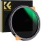 Filtru 2 in 1 K&amp;F Concept Nano X Variable ND4-ND64 and CPL Filter