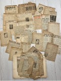anii 40, Lot extrase presă rom&acirc;nești (peste 125 de articole) care urmăresc situația &icirc;n anii imediat după &icirc;ncheierea celui de-al doilea razboi istorie