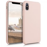 Husa pentru Apple iPhone X / iPhone XS, Silicon, Roz, 46313.10, Carcasa, Kwmobile