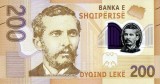 Albania 200 Leke 2017 (polimer) P-76 UNC !!! (necirculata)